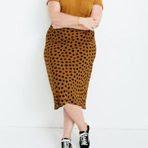 Madewell painted spots slip skirt size 10 (EUC)